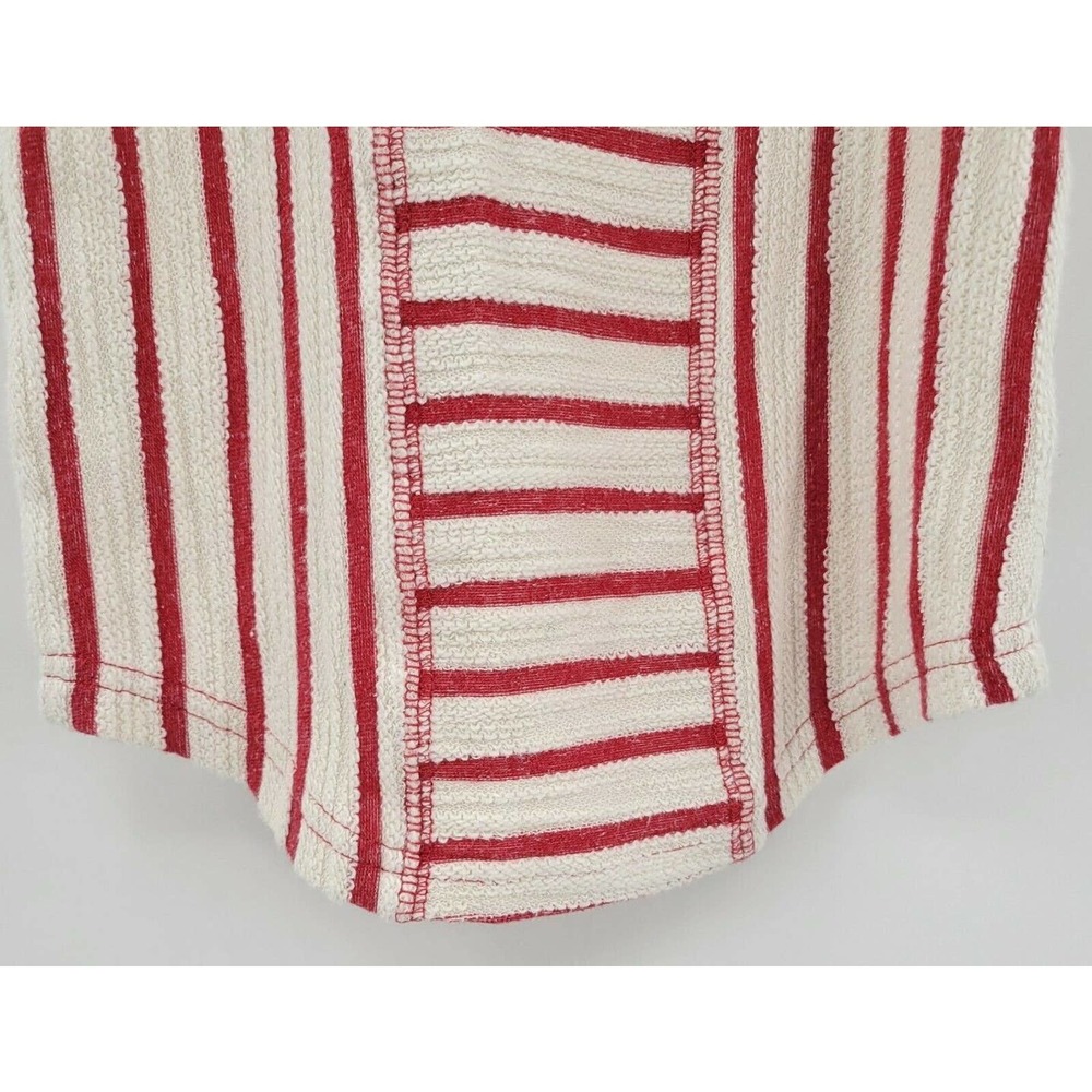 Hanna Andersson Size 12-24 mo (80) Sleeveless Red White Stripe Dress - Picture 3 of 9